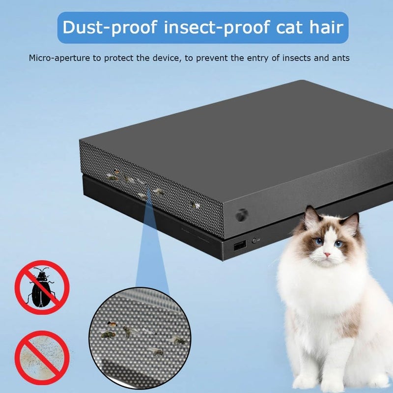 Chanvoo Dust Filter Compatible with X1X, Accessories with 2 PVC Meshs Set - High-Density Breathable Mesh Cover Top & Back Protection - Image 4